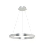 ZUMALINE PL200910-400-SL CARLO LAMPA WISZĄCA SREBRNA KOŁO RING OBRĘCZ 
