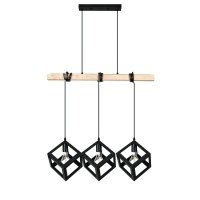 FONTE BLACK LAMPA WISZĄCA 3XE27 