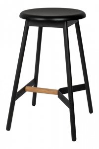 Krzesło barowe LAYKO 65 czarne