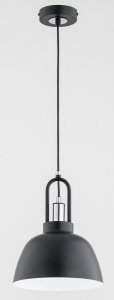 DUPLIKAT: ALFA SOSNOWSCY MIRAVE 61311 LAMPA WISZĄCA METALOWA CZARNA  CHROM  LOFT W STYLU INDUSTRIALNYM NOWOCZESNYM