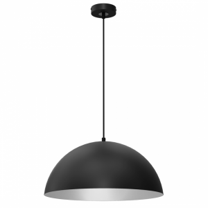 MILAGRO Lampa wisząca BETA BLACK/WHITE 1xE27 45cm