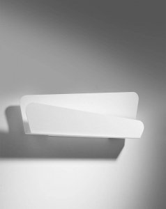 Kinkiet BASCIA biała stal nowoczesny design lampa ścienna G9 LED SOLLUX LIGHTING