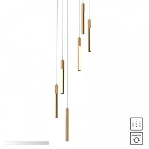 MD4768-6-3BMT ELIOT LAMPA WISZĄCA CZARNA-DREWNO/BLACK-WOOD