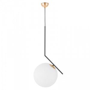 NOWOCZESNA LAMPA WISZĄCA CZARNO-ZŁOTA SORENTO D30