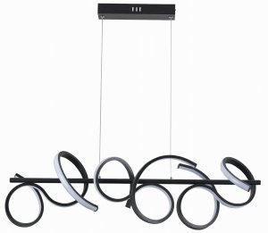 REALITY LOZANNA 343301-30 LAMPA LED CZARNA NOWOCZESNA  DO SALONU JADALNI  SYPIALNI