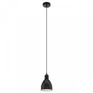 EGLO PRIDDY 49464 LAMPA WISZĄCA METALOWA CZARNA 