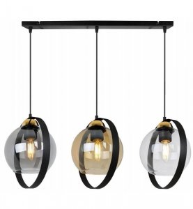 Lampa sufitowa ze szklanymi kloszami - RING HAGA 2346/3/MIX LIGHT HOME