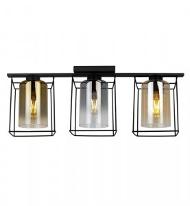 Lampa sufitowa ze szklanymi kloszami - HELLA CAGE 2365/3/MIX LIGHT HOME
