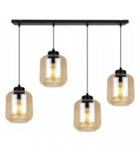 Lampa wisząca ze szklanymi kloszami - NOVALJA 2395/4L LIGHT HOME