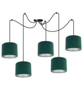 Lampa abażur materiałowa - SPIDER MEDIOLAN 2360/5/C LIGHT HOME
