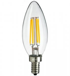 Żarówka LED filament E14 neutralna 4000K 6W 600 lm świeczka LIGHT HOME