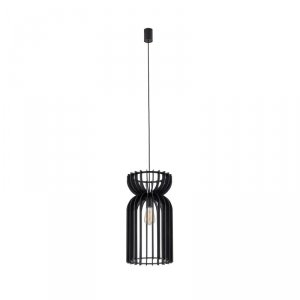 NOWODVORSKI LAMPA WISZĄCA DREWNIANA CZARNA KYMI BLACK A 10573
