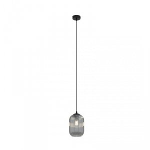 LAMPA WISZĄCA SZKLANA NOWOCZESNA EMIBIG VERDI 1 BL GRAFIT oprawa oświetleniowa