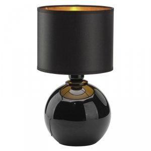 TK LIGHTING PALLA SMALL BLACK/GOLD 5068 LAMPKA NOCNA STOŁOWA CZARNO ZŁOTA SZKLANA