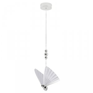 LIGHT PRESTIGE LAMPA WISZĄCA LED CHROM MOTYL WAŻKA 