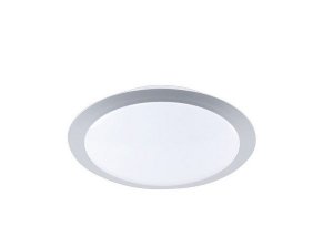 PŁASKI OKRĄGŁY PLAFON SREBRNY NOWOCZESNY GONZALO 626510987 TRIO