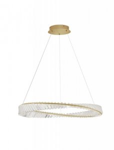  LAMPA W STYLU GLAMOUR ZŁOTA NOWOCZESNA SZKLANA DO SALONU JADALNI SYPIALNI LUCES EXCLUSIVAS BAUTA LE42913