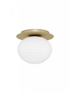 LAMPA ZŁOTA KULA BIAŁA LUCES EXCLUSIVAS BALAJU LE43684