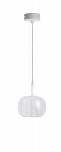 AZZARDO AZ6271 GRACE A CLEAR LAMPA WISZĄCA SZKALNA PODWÓJNY KLOSZ KLOSZ W KLOSZU