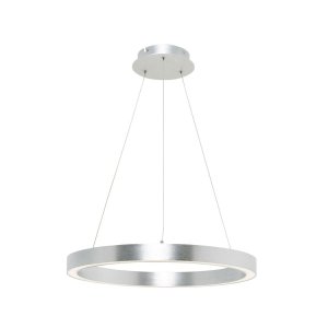 ZUMALINE PL200910-400-SL CARLO LAMPA WISZĄCA SREBRNA KOŁO RING OBRĘCZ 