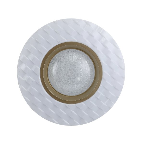 ITALUX BUMI PLF-53647-L-CL PLAFON LED BIAŁO ZŁOTY NOWOCZESNY LED 4000K BARWA NEUTRALNA