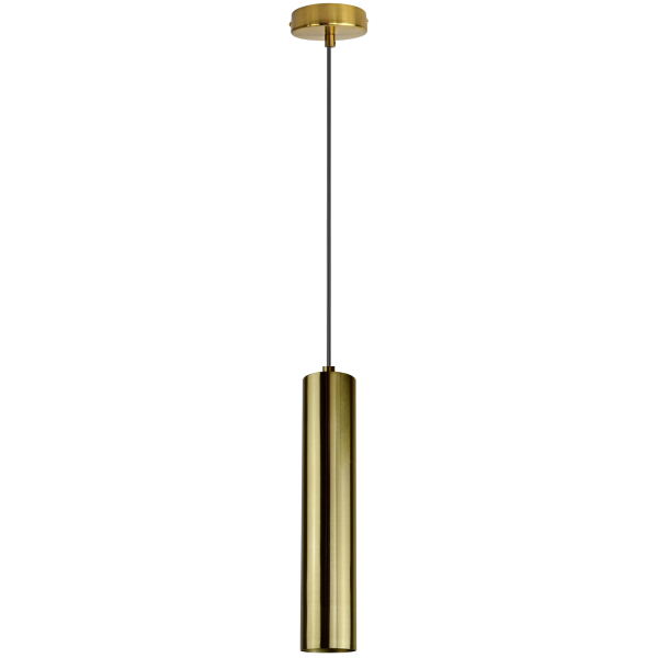 GOLDLUX POLUX NAPOLI 318701 LAMPA WISZĄCA TUBA ZŁOTA NAD STÓŁ