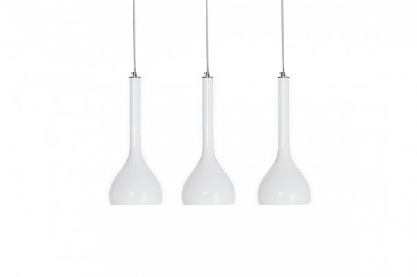 AZZARDO SOUL AZ0275 LAMPA WISZĄCA MINIMALISTYCZNA BIAŁA POTRÓJNA
