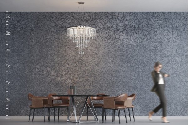 AZZARDO KALABRIA XL PENDANT AZ2926 ŻYRANDOL EFEKTOWNY GLAMOUR