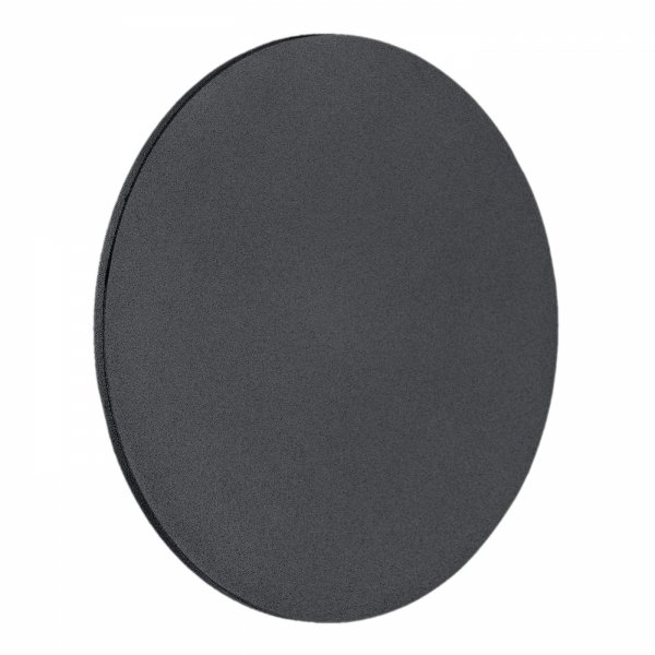 KINKIET DEKORACYJNY LED CZARNY KOŁO 30CM DO SALONU SYPIALNI ARGON OREGON 3860