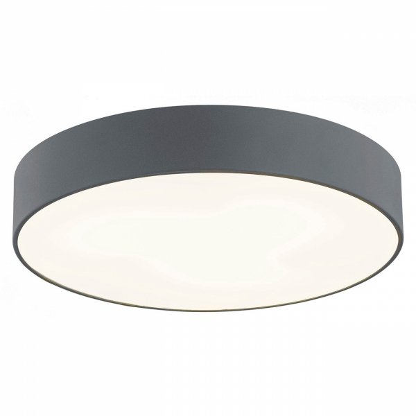 ARGON DARLING 2083 PLAFON DUŻY 60CM CIEMNO SZARY GRAFITOWY OKRĄGŁY