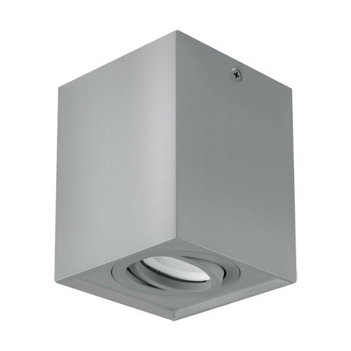 IDEUS PLAFON SPOT TUBA HARY D GU10 SILVER
