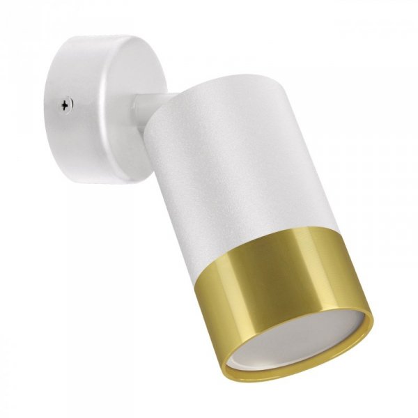 KINKIET SPOT REFLEKTOR REGULOWANY IDEUS PUZON SPT GU10 WHITE/GOLDEN
