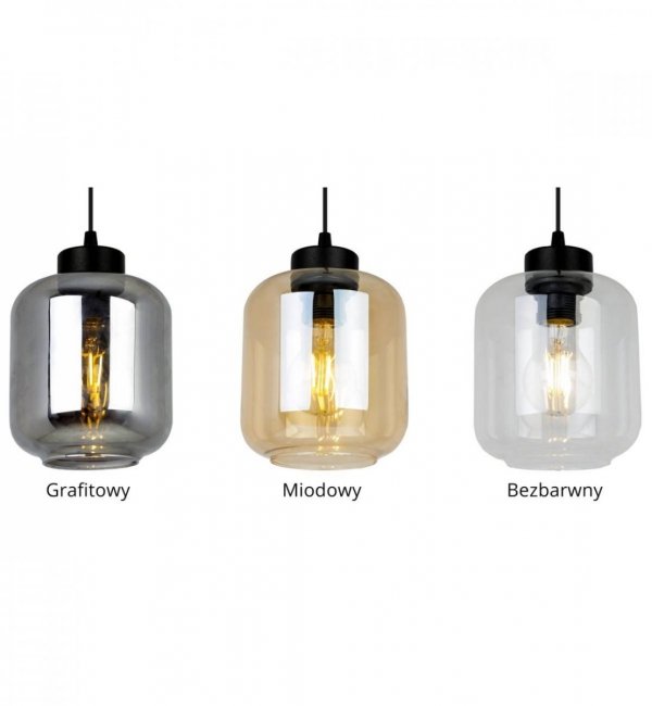 Lampa wisząca ze szklanymi kloszami - SPIDER NOVALJA 2395/1 LIGHT HOME