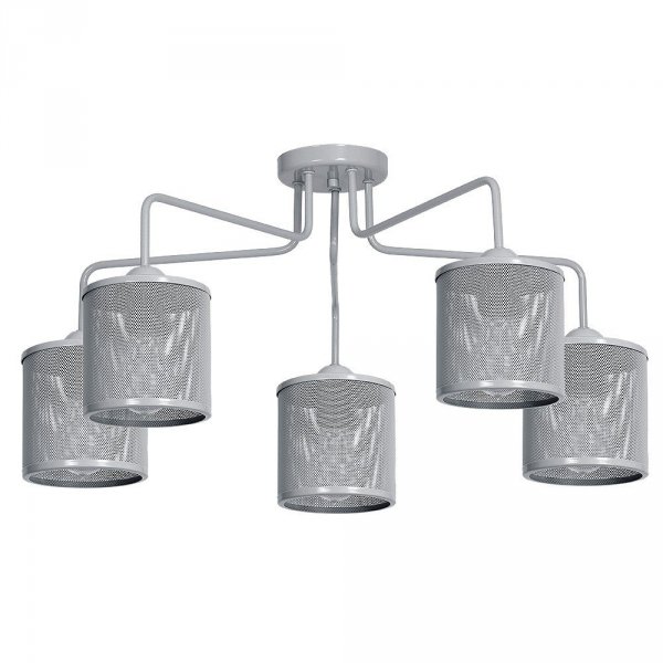 Lampa sufitowa LOUISE GREY 5xE27