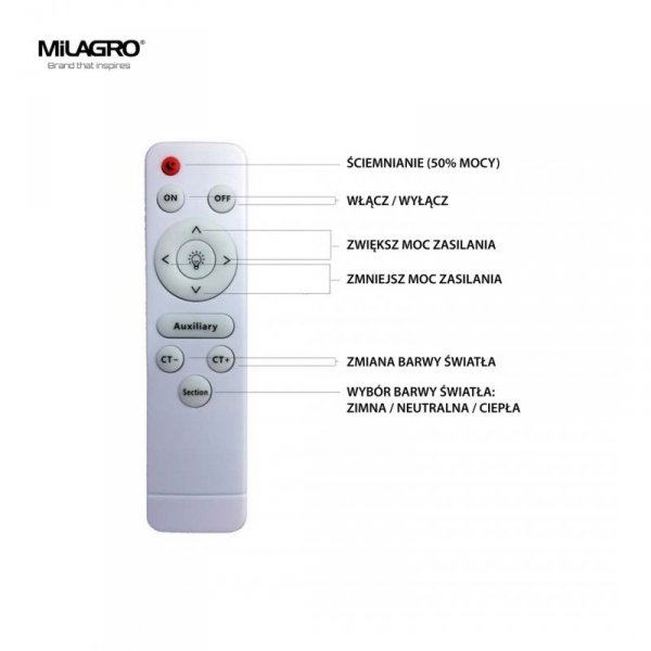 Plafon NOTE BLUE 40W LED Ø480 mm