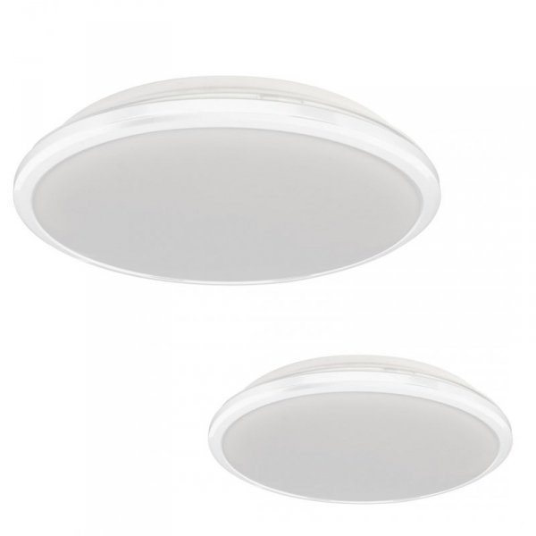 MILAGRO Plafon TERMA WHITE 18W LED IP44 Ø280 mm