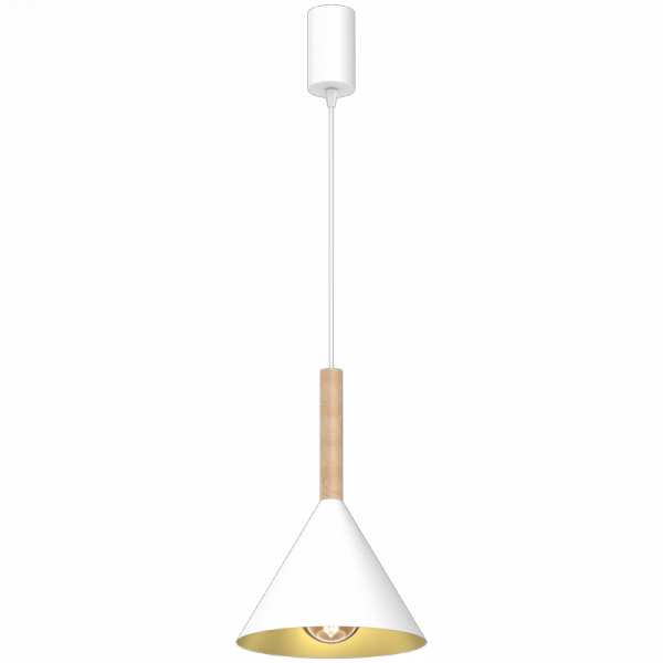 LAMPA WISZĄCA BIAŁA METALOWA DO KUCHNI JADALNI NAD STÓŁ PERU WHITE MILAGRO MLP0980