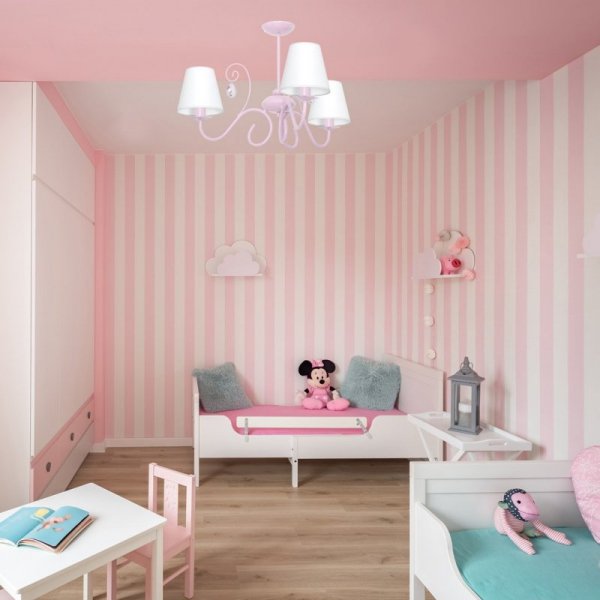 MILAGRO Żyrandol SARA PINK 3xE14