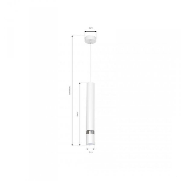 MILAGRO Lampa wisząca JOKER WHITE 1xGU10