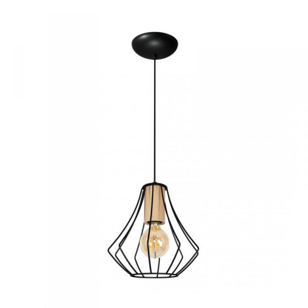 Lampa wisząca WILL BLACK 1XE27