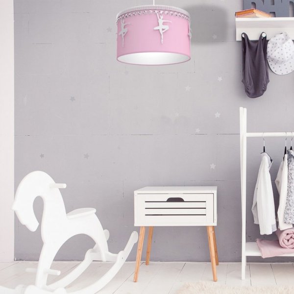 MILAGRO Lampa wisząca BALETNICA PINK 1XE27