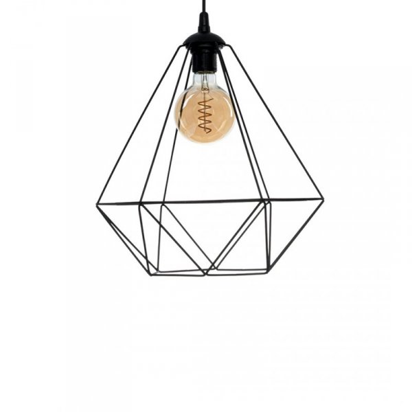 MILAGRO Lampa wisząca BASKET BLACK 1xE27