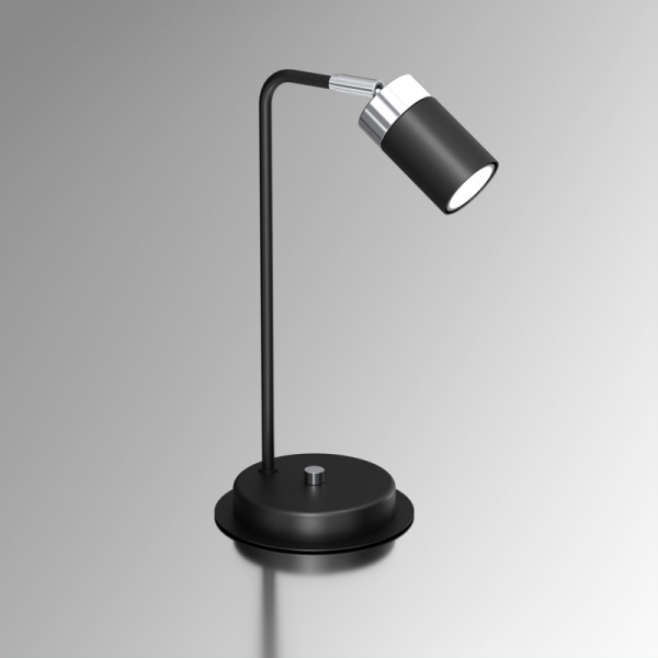 MILAGRO Lampka nocna JOKER BLACK/CHROME 1xGU10