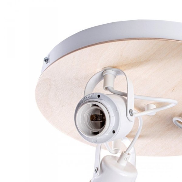 MILAGRO Lampa sufitowa OVAL WHITE 3xE27