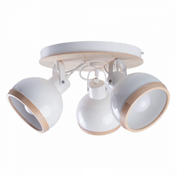 MILAGRO Lampa sufitowa OVAL WHITE 3xE27
