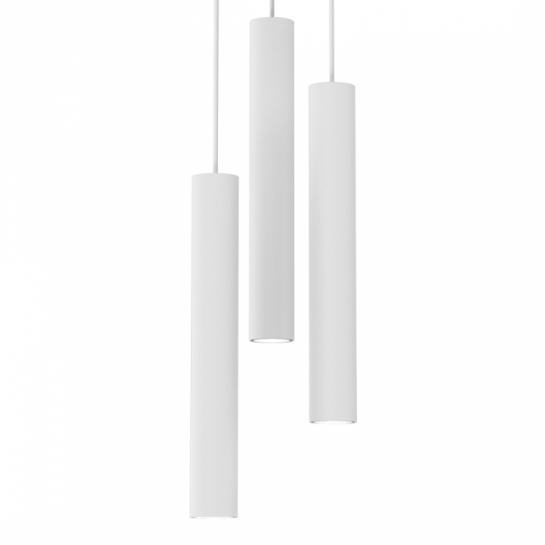 MILAGRO Lampa wisząca HUDSON WHITE 3xGU10