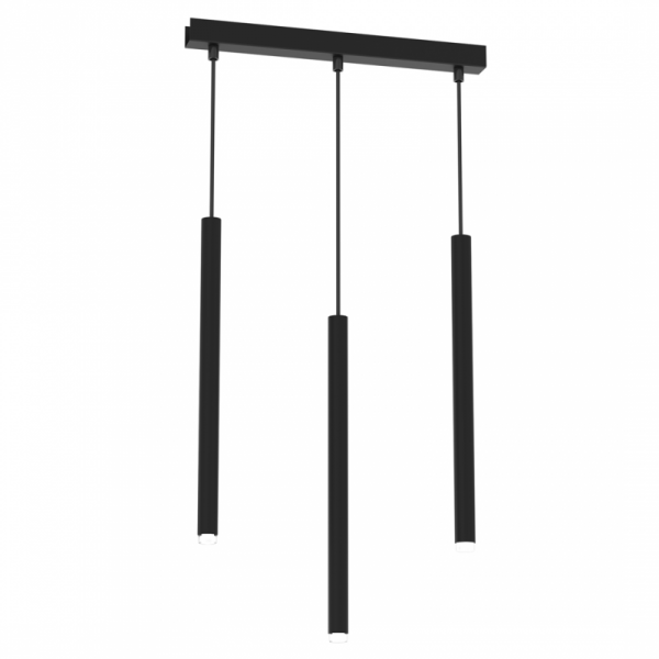 MILAGRO Lampa wisząca MONZA BLACK 3xG9 max 8W LED