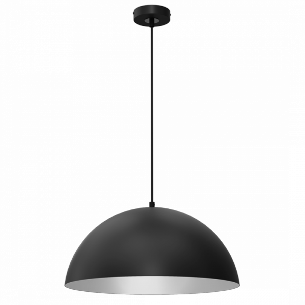 MILAGRO Lampa wisząca BETA BLACK/WHITE 1xE27 45cm