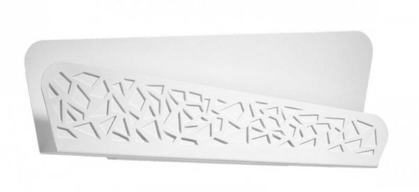 Kinkiet ALIZE biała stal PVC nowoczesny design lampa ścienna G9 LED SOLLUX LIGHTING
