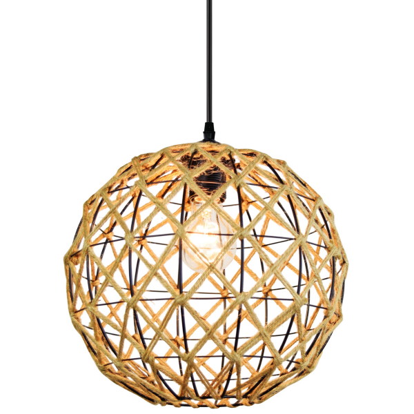 GOLDLUX POLUX UMEA 316523 LAMPA WISZĄCA METALOWA SZNUR INDUSTRIALNA LOFT BOHO RUSTYKALNA